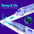 WEofferwhatYOUwant Electric Train Toy with Beautiful 3D Lightning - Monorail Train Set Battery Powered with Bullet Train Music and Bump and Go Act...