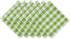 DII Checkered Tabletop Collection 100% Cotton, Machine Washable, Napkin Set, 20x20, Green Apple, 6 Piece...