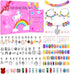 Girls Charm Bracelet Making Kit - 166 Pcs Unicorn Charms Bracelets Kits Kids Jewelry Supplies Make Set DIY Art Craft Set Creative Toys Birthday Gi...