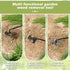 4-Piece Weeding Tool SetGarden Hoe, Weeding Shovelhand weeder tool, 4-Tooth Manganese Steel Forged Manual Weeding Machine, Suitable for Vegetable ...