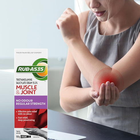 NO ODOUR CREAM For Relief of Arthritic Pain, Muscle Pain, Joint & Back Pain 100 g Tube...