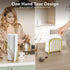 Paper Towel Holder Countertop, Stainless Steel Paper Towel Roll Holder and Paper Napkinholder Set, Standing Paper Towel Roll Holder Stand with Wei...