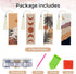 4 Pieces Boho Diamond Art Bookmarks 5d Bookmark Boho Beaded Bookmark Leather Tassel Bookmark for DIY Making Beginner Kids Adults Arts Craft Suppli...