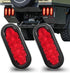 MAXXHAUL 80684 6" LED Submersible Oval LED Stop/Turn Trailer Tail Light, 2 Pack...