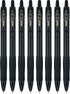 Pilot, G2 Edge Premium Gel Roller Pens, Fine Point 0.7 mm, Black, Pack of 8...
