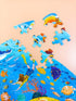 Puzzles for Kids Ages 4-6,8-10 and Up 108 Pieces Dolphin Shaped Jigsaw Puzzle Educational Toys Gift for Boys Girl Age 4 5 6 8 Birthday Party Favor...