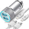 TIKALONG Car Charger Compatible with iPhone 13/12/11/XR/XS/X/Pro Max 8/7/6/6S Plus 5S/5C/SE2, iPad Air Mini Pro (2.4A Dual Port USB Car Charger Ad...