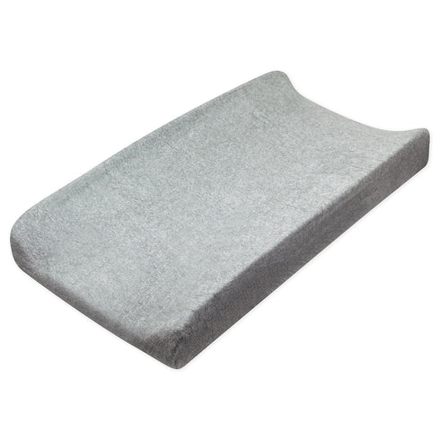 HonestBaby unisex baby Organic Cotton Changing Pad Cover and Toddler Sleepers, Gray Heather, One Size US...