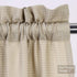 Tier Curtains,Waffle Woven Textured Short Curtains for Bathroom Waterproof Window Covering for Kitchen - 30" x 36", Plaza Taupe, Set of 2...