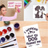 Love Dog Stencils for Painting, 18 Pack Reusable Dog Paw Trail Stencils Drawing Template for Painting on Wood Home Furniture Decor, Dog Painting S...