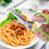Herb Scissors With 5 Blades and Cover - Multipurpose Kitchen Shears for Cutting and Stripping - Dishwasher Safe, Green...