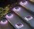 Solar Deck Dock LED Light Outdoor Solar Step Lights Walkway Pathway Driveway Marker Outside Lighting for Stair Rail Garden Patio Yard Ground Lawn ...