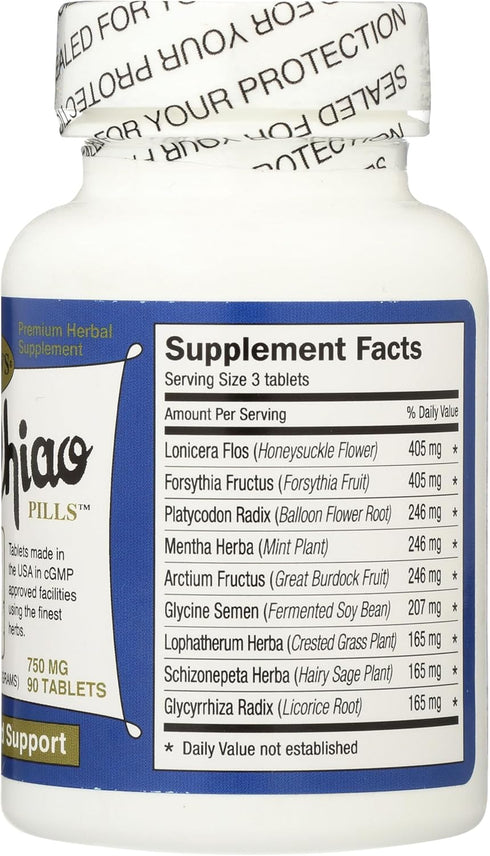 Dr. Shen's YIN CHIAO 90 Tablets...