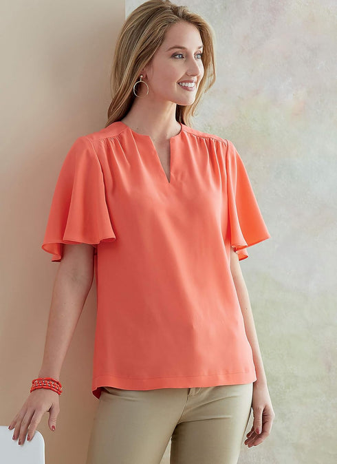 Butterick B6688E5 Easy Semi-Fitted Women's Blouse Sewing Patterns, Sizes 14-22...
