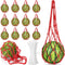 Nuenen 6 Pcs Watermelon Net Melon Hammock Melon Cradle Plant and Garden Supports Pumpkin Support Hanging Bag Protects Watermelons, Honeydew, Squas...