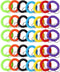 70Pcs Colorful Stretchy Keychain Bracelet Spiral Wristband Keychain for Outdoor, Gym...