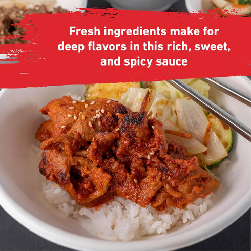 Dae Gee Korean BBQ Sauce, Spicy ? Barbeque Sauce for KBBQ Grill or Ramen Noodles ? Korean Food Made in USA, Perfect as Bulgogi Sauce, Galbi Marina...