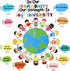 31 Pcs Bulletin Board Decoration Set Classroom Decorations Diverse Children Borders Cutouts for Party School Student Teacher (Our Strength is Our ...