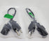 1 Foot 4 Pack Universal Short Power Cable Cord 18 AWG - 12 Inches IEC320 C13 to NEMA 5-15P, 4-Pack...