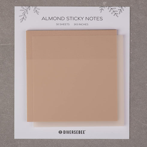 DiverseBee 50 Sheets Pastel Transparent Sticky Notes, 3x3” Clear Sticky Tabs, Translucent Page Flags Book Markers Stickers, Planner Accessories, B...