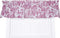 Victoria Park Toile Tailored Valence Window Curtain, Red...