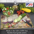 Cut N' Funnel Wine Country Designer Flexible Plastic Cutting Board Mat. Made in the USA, Decorative, Flexible, Easy to Clean...