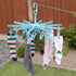 HANGERWORLD 20 Clip Hanging Laundry Drying Rack for Socks, Underwear and Baby Clothes...