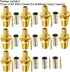 TUOLNK RPSMA Coax Connector RP SMA Female Crimp Coaxial Adapter RP-SMA Female Bulkhead Converter for RG58 RG142 Coaxial Cable 10pcs...