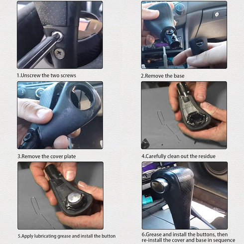 Shifter Shift Knob Button Repair Kit with Spring Compatible with Honda Accord Automatic Transmissions 2.4L 3.0L DX LX EX SE 2003 2004 2005 Replace...