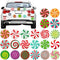 JULMELON 22 Pcs Christmas Candy Magnets Refrigerator Car Magnets Magnetic Sticker for Xmas Holiday DIY Decorations Party Favors Supplies......