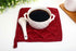 Pot Holders 100% Cotton (Pack of 10) Pot Holder 8" x 8" Square, Solid Red Color Everyday Quality Kitchen Cooking, Heat Resistance!!...
