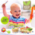 NutriChef Round Bamboo Baby Plate, Star Plate...