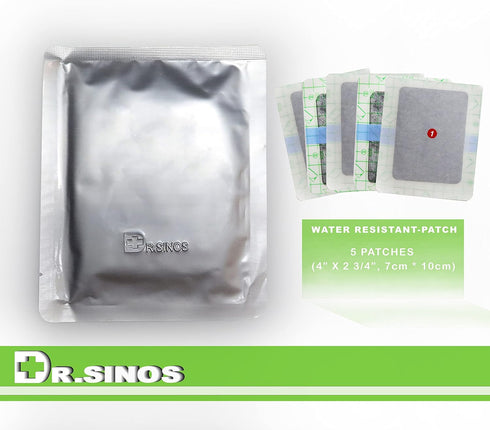 All-Natural Herbal Blend Pain Relief Gel Patch Deep Penetrating Water Resistant (5 Patches)...