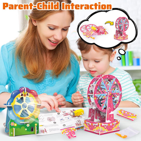 Science Kits for Kids Age 8-12 STEM Projects Activity Craft Kits 3 in 1 Educational Building Kits DIY 3D Puzzles for Kids Science STEM Toys Kits f...