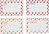 C.R. Gibson Fruit Double Sided Recipe Card Set, 4" W x 6" L, Multicolor...