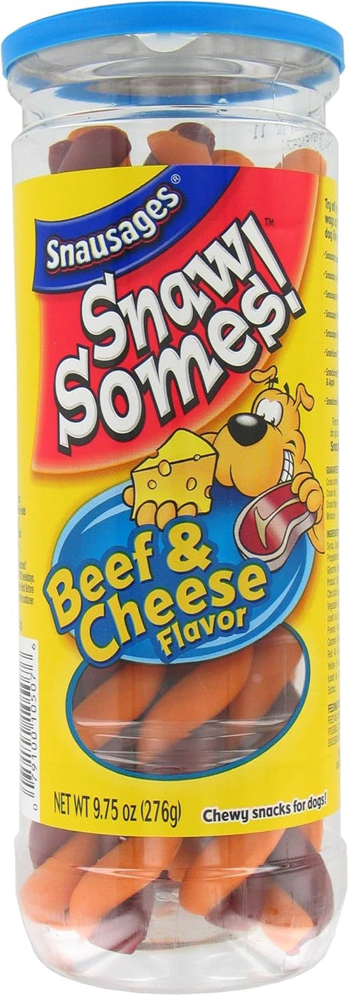 Snawsomes Beef & Cheese Flavor Dog Treats 9.75 oz...