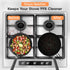 Beckon Ware | USA Brand | 13-Inch Black, Fit Pans (12" to 13") Silicone Grease Splatter Guard for Frying Pan and Stove...