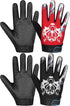 Geyoga 4 Pieces Kids Football Gloves Kids Fishing Gloves Motorcycle Bike Gloves Full Finger Children Gloves for Cycling Camping Fishing Parkour Ou...