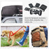 2 Set 2 Inch Flat Dual Adjustable Plastic Quick Side Release Plastic Buckles and Tri-glide Slides for Luggage Straps Pet Collar Backpack Repairing...