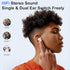 Ear Buds Wireless Earbuds Bluetooth 5.3 Headphones, in-Ear Earbuds with Charging Case ENC Dual Mic Talk Noise Canceling Touch Control Sports Wirel...