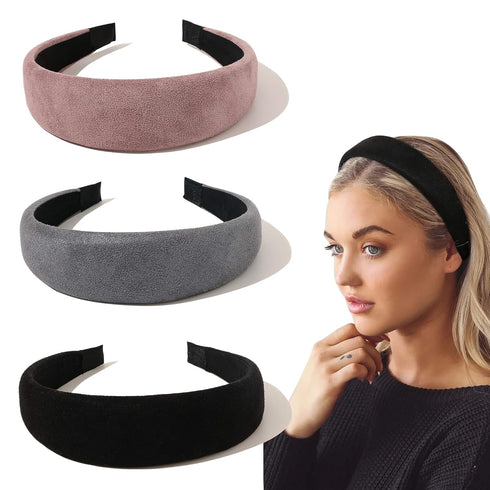 Ivyu Headbands for Women Head Bands - Fashion Womens Headband Diademas Para Mujer De Moda Hair Accessories Hairbands for Girls No Slip Cute Black ...