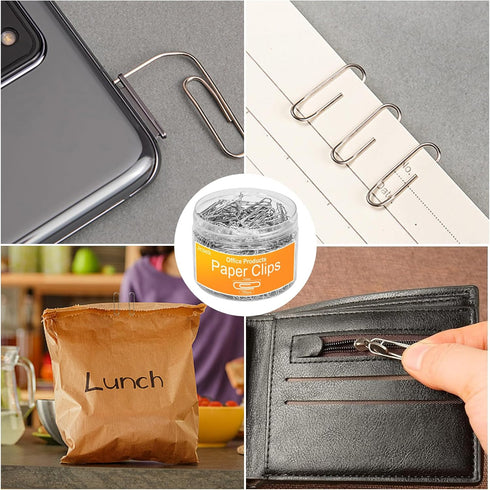 Medium Paper Clips,Paper Clip Medium Size,700 Pcs Clips Office Supplies for Paperwork Ideal for Home, School and Teacher Supplies....