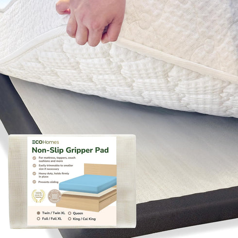 ECOHomes Non Slip Mattress Gripper Pad Stop Mattress, Keep Topper from Sliding - Anti Slip Grip Pads Holder Stop Couch Cushion, Sofa Cushions, Pat...