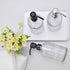 Glass Soap Dispensers for Kitchen and Bathroom, 16oz Heavey Glass Bottle, Stainless Steel Brushed Nickel Pump,Clear Glass Farmhouse Bathroom Soap ...