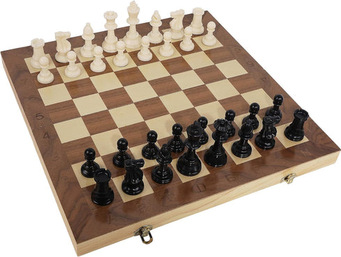 Juegoal Plastic Chess Pieces Only, 32 Pieces Each Chessmen Pieces, 3.75 Inch King Figures Chess Game Pawns Figurine Pieces, Replacement of Missing...