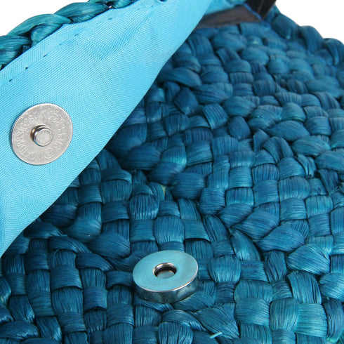 KUANG! Womens Straw Clutch Purse Handbag Shoulder Clutch Envelope Wallet Beach Straw Purse for Ladies...