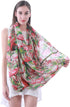 Lina & Lily Vintage 1950s Flamingo Print Women's Infinity Scarf Lightweight...