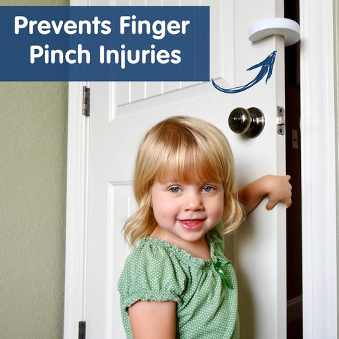 Wittle Door Pinch Guard - 6pk. Baby Proof Door Stopper with Soft & Durable Foam - Keeps Doors from Slamming, Prevents Finger Pinch Injuries, and C...