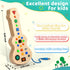 Montessori Toddler Busy Board Toy Busy Board with 15 LED Light Wooden Guitar Busy Board Toy Sensory Toy Light Switch Toy for Toddler and Baby...