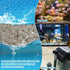 10pcs Aquarium Filter Media Bags - Mesh Filter Bags Reusable Bags With Zipper for Activated Carbon Ceramic Rings Filter Balls Fish Tank Pond 5.9 X...